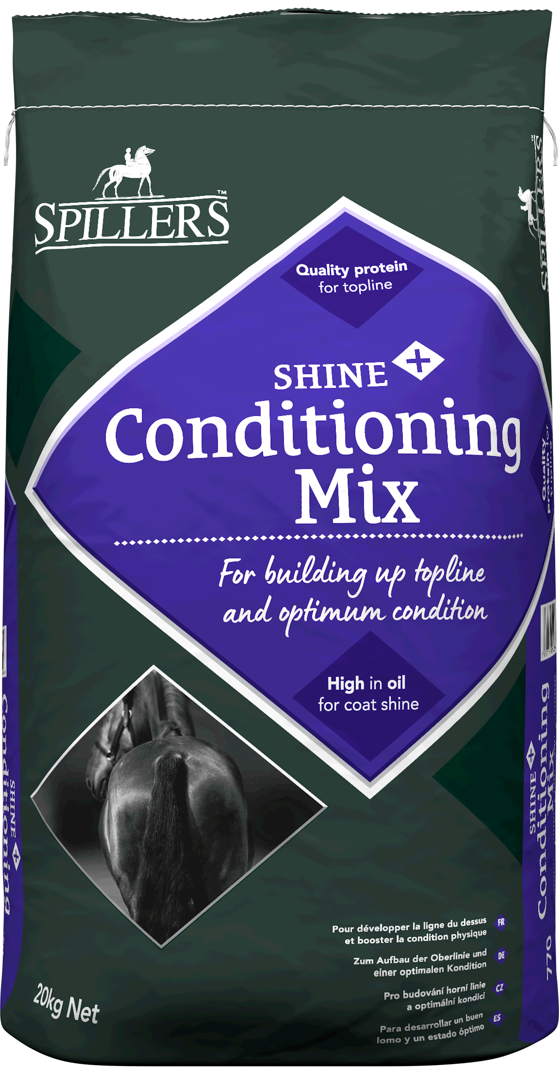 Pasza Spillers musli Shine + Conditioning Mix na kondycję mięśniową 20kg - Cavalo